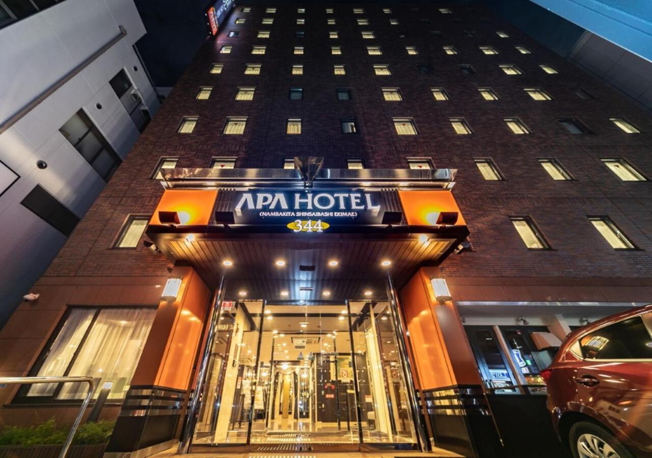Apa Hotel Nambakita Shinsaibashi Ekimae Osaka Dış mekan fotoğraf